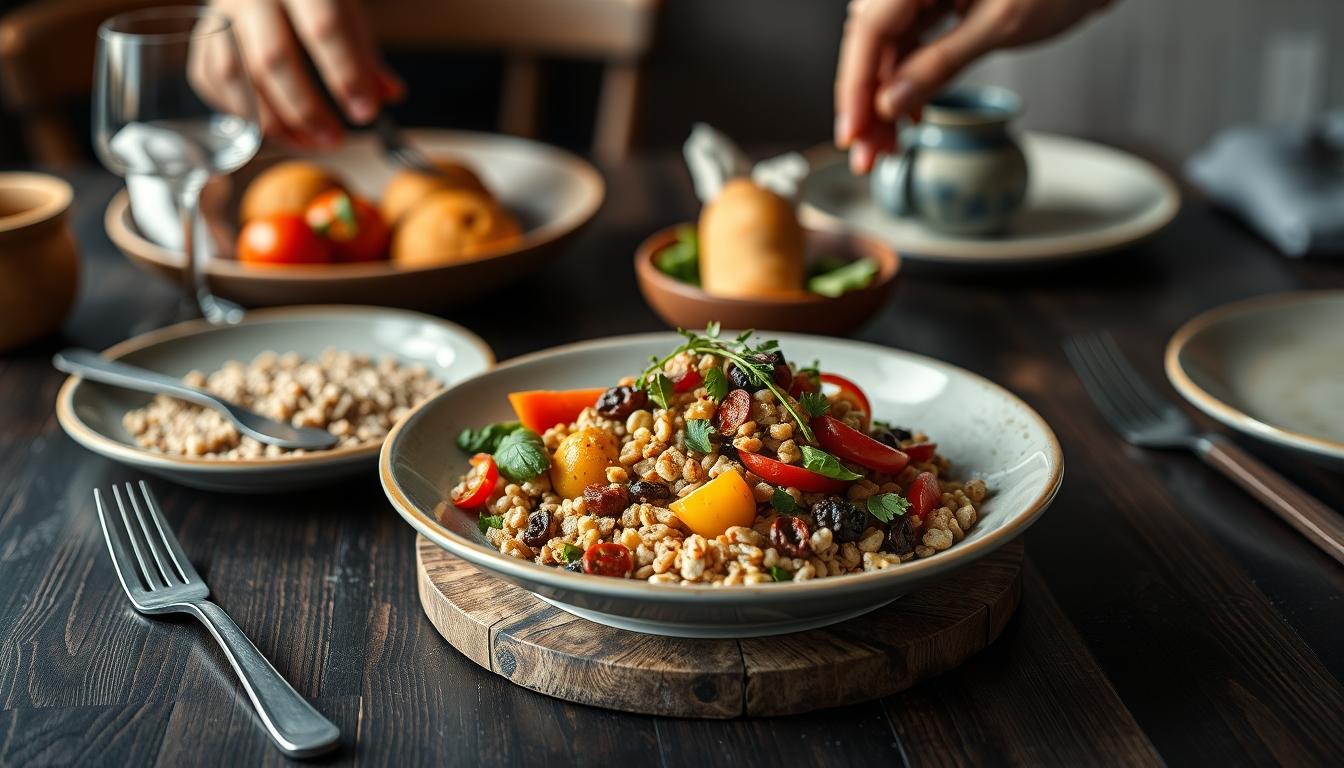 Freshly baked homemade cake in a kitchen setting